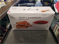 Inspired Home Soup & Sandwich Serving Set