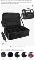 New 6 sets; Relavel Extra Large Makeup Case and