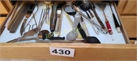 DRAWER OF KITCHEN UTENSILS