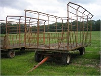 BALE THROW WAGON ON KORY 10 TON GEAR