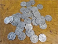 $10.00 Face Silver quarters
