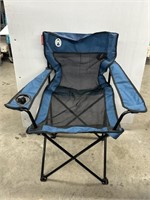 Coleman blue foldable chair