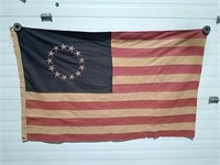 Unused US Thirteen Colonies Cloth Flag 55x34"