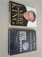 Two Larry King Hardcover Books