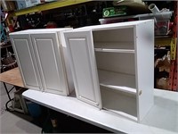 Two Melamine Cabinets 29x12x30"H