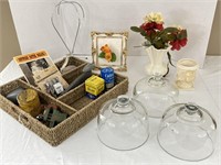 Vintage Tins, Glass Domes, and Other Misc.