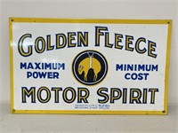 Enamel GOLDEN FLEECE Hanging Ram Motor Spirit Oil