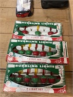 Vintage NIB Christmas Bubbling Lights