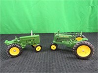 JD M & A toy tractors