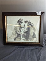 W.H. Ford Marlboro Man  "Partners"  8 x 10 Framed