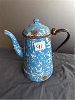 Older Enamel Coffee Pot