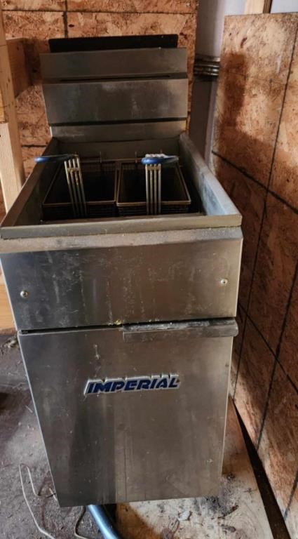 Imperial Commercial Natural Gas Deep Fryer