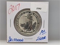 1oz .999 Silver Britannia 2 Pounds
