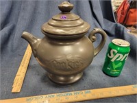McCoy Tea Pot Cookie Jar Black
