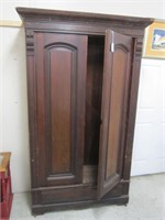 MAHOGANY ARMOIRE