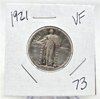 1921 Quarter VF