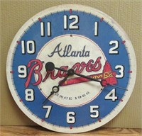 Atlanta Braves Clock from Jake's Bar in Galesburg