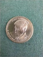 2015 D John F. Kennedy Presidential $1 gold coin