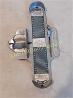 Women's Brannock Device - for measuring foot size