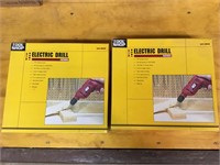 Pair of Tool Shop 3/8" drills