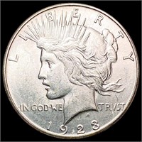 1923-S Silver Peace Dollar GEM BU
