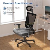 Dripex Ergonomic Office Chair  High Back
