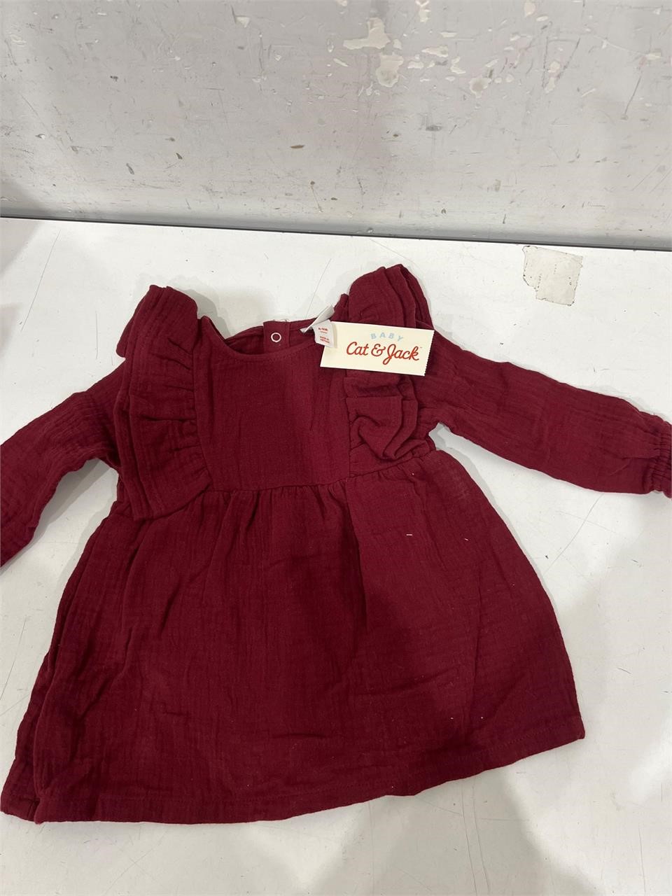 (6-9M)Toddler Baby KidsGirl Solid Color Long Dress