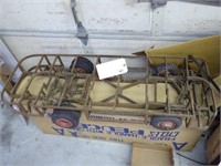 Vintage metal bus frame (from Halicki Estate Aucti