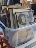 Big Tote of Picture Frames