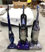 Hoover, Bissell & Oreck bagless vacuums 
Hoover