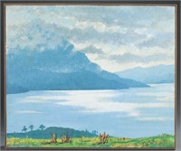 Joseph Condie Lamb, Mountain landscape, a/c.
