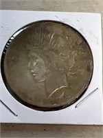 1922 Morgan silver dollar