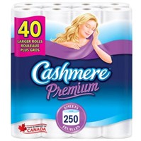 40-Pk Cashmere Premium Soft & Thick Toilet Paper,