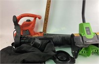 Black & Decker electric leaf blower with