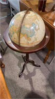 Replogle 12 inch world globe on a floor stand. 38