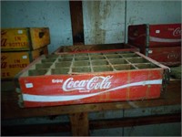 old wood Coke crate