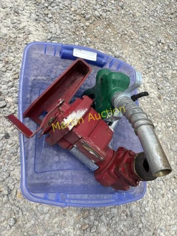 Big Diesel Fuel Pump Nozzle + 1104 Pump