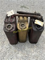 US Military 5 GAL Jerry Cans and Spouts (R3)
