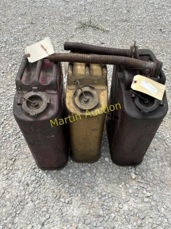 US Military 5 GAL Jerry Cans and Spouts (R3)