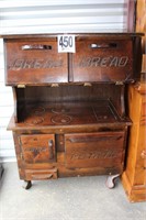 Antique Vegetable Bin (44.5"H x 32"W x 20"D)