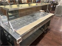 Duke Refrigerated 90" Prep Table & Sneeze Guard