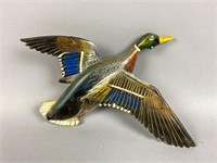 Fred Kunds Flying Mallard Drake Wall Plaque,