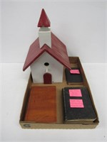 Bibles + Church Bird House