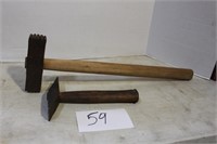 2 ANTIQUE STONE ,ASON HAMMERS LOUISVILLE KY