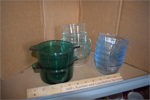 Lot of Colored Glass Bowls