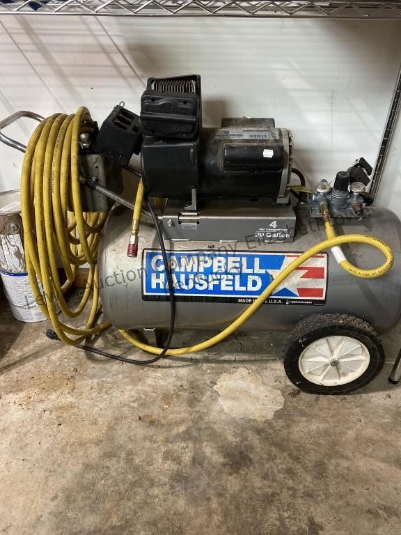 Campbell Hausfeld 20 gallon air compressor with