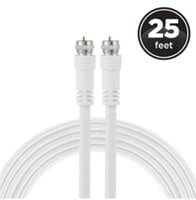 Ultra Pro 25-ft Rg6 White Coaxial Cable