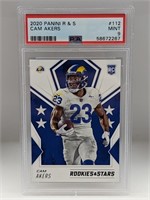 2020 Rookies & Stars Cam Akers RC 112 PSA 9