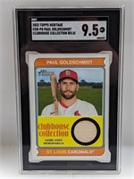 2023 Topps Heritage CC Relic Goldschmidt SGC 9.5