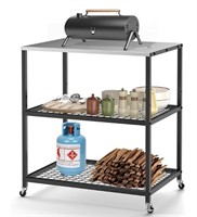 Homezelle Outdoor Grill Cart